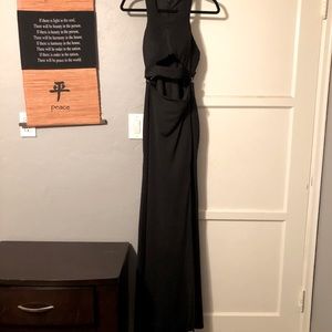 Long black Prom Dress